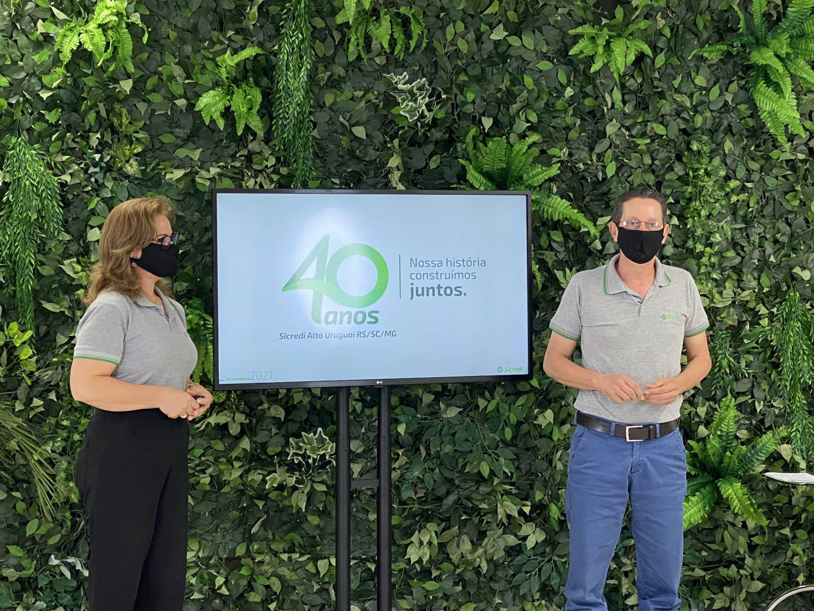 Lançamento oficial dos 40 anos da Sicredi Alto Uruguai RS/SC/MG durante as Assembleias 2021